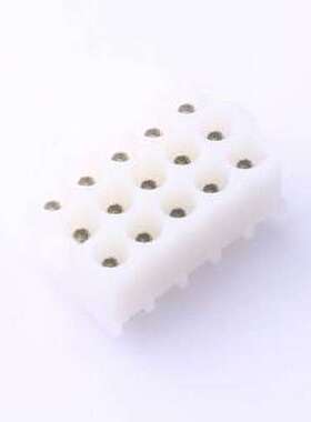 350765-4 线对板针座 3x5P 间距:6.35mm 直插 插件,P=6.35mm