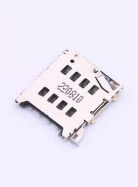 HYCW314-SIM08-180B SIM卡连接器 卡托式 MicroSIM卡 卡座 SMD