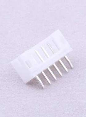 A2001WV-06P2 线对板针座 系列:PH 间距:2mm 1x6P 白色 插件,P=2m