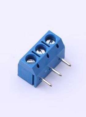 MX301R-5.0-03P-BU01-Cu-Y-A 螺钉式接线端子 5mm 1x3P 排数:1 每