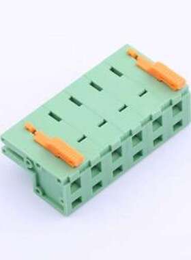 KF2EDGDJ-7.5-6P 插拔式接线端子 1x6P 排数:1 每排P数:6
