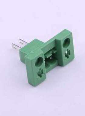 0707248 线对板针座 1x2P 间距:5.08mm 直插 插件,P=5.08mm