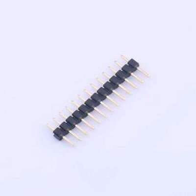 X4611WV-13I-C40D28 排针 1x13P 间距:2mm 方针 插件,P=2mm