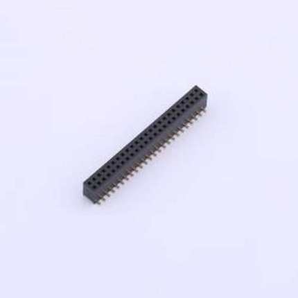 X1321FVS-2x24-C43D48 排母 间距:1.27mm 2x24P 立贴 SMD,P=1.27m