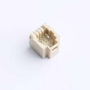 SHB 间距 SMD P=1mm 2x4P 卧贴 线对板针座 8AWB 1mm