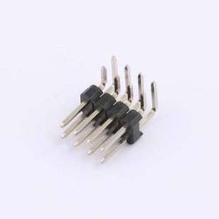 排针 2x4P 弯插 P=2.54m 方针 04PWS 2.54mm PH2.54 间距