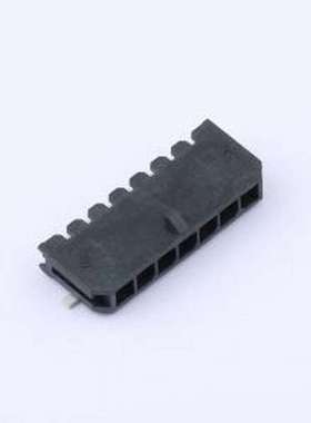 HC-MX3.0-7AWT-05 线对板针座 1x7P 间距:3mm 卧贴 黑色 SMD,P=3m