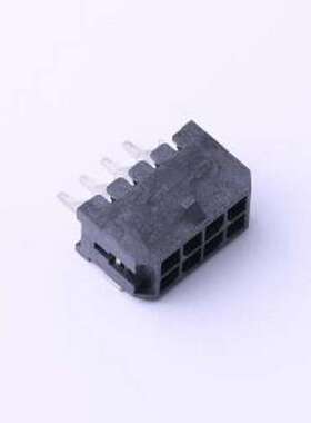 X3025WRS-2x04E-LPSW 线对板针座 2x4P 间距:3mm 卧贴 SMD,P=3mm,