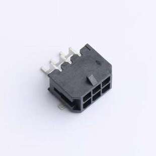 2x3P P=3mm 43045 线对板针座 卧贴 SMD 3mm 6AWB 间距