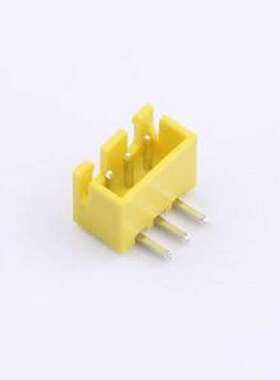 XY-XH2.54-3A21-YT 线对板针座 XH 2.54mm 1x3P 弯插 黄色 弯插,P