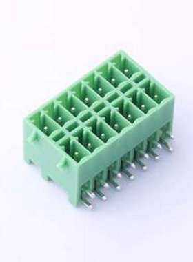 KF2EDGKRG-3.5-2*7P 插拔式接线端子 3.5mm 2x7P 排数:2 每排P数: