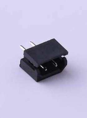 A2506WV-02PBK 线对板针座 1x2P 间距:2.5mm 直插 黑色 插件,P=2.