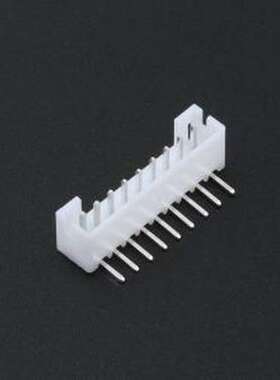 XD-PH-9AW 线对板针座 1x9P 间距:2mm 弯插 系列:PH 白色 弯插,P=