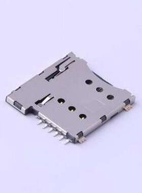 SI63C-01200 SIM卡连接器 自弹式 MicroSIM卡 卡座 SMD