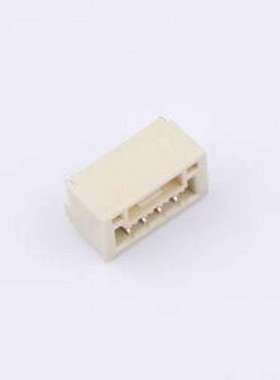 6PHDA040 线对板针座 1x4P 间距:1.25mm 卧贴 系列:GH SMD,P=1.25
