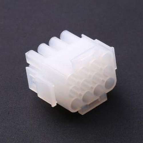 63080-12P-8B2 胶壳(线对板/线对线) 6.3mm 3x4P 透明 P=6.3mm