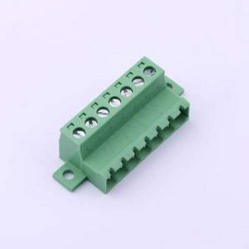 DB2EKRN-5.08-7P-GN-S 插拔式接线端子 1x7P 5.08mm 排数:1 每排P