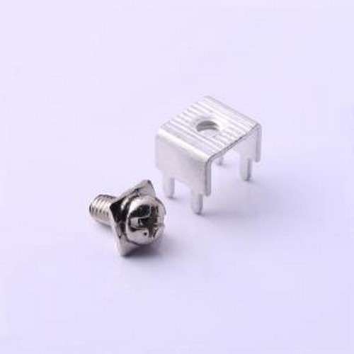 T44007 PCB焊接端子 四脚 M4 二件套 插件