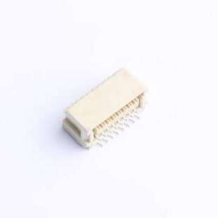 2x8P P=1mm SHC 线对板针座 卧贴 SMD 1mm 16AWB 间距