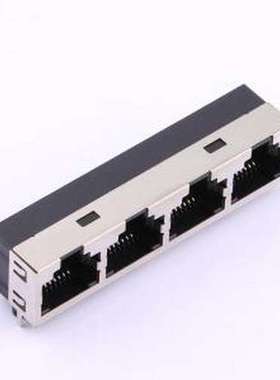 HC-WK88-H132-1X4-55B 以太网连接器(RJ45 RJ11) 弯插 不带LED 插