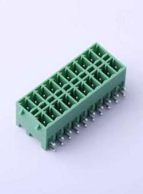 KF2EDGKRG-3.81-2*10P 插拔式接线端子 3.81mm 2x10P 排数:2 每排