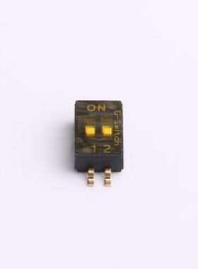 DV7SA-02F-01 拨码开关 2位 1.27间距 OFF SMD,3.67x5.7x2.1mm