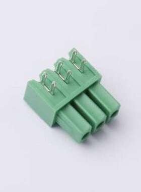 DB2EA-3.81-3P-GN 插拔式接线端子 3.81mm 绿色 插件,P=3.81mm