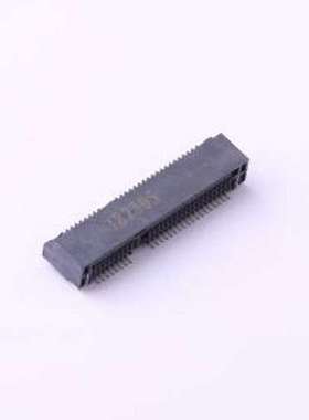 miniPCI-E 52P H=5.2 金手指连接器 0.8mm P数:52P SMD,P=0.8mm,