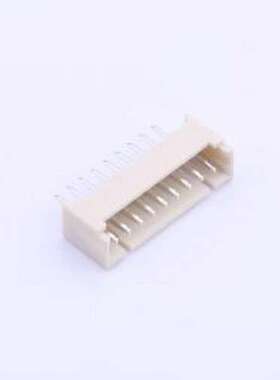 1.25T-9P-DP 线对板针座 1x9P 间距:1.25mm 直插 插件,P=1.25mm