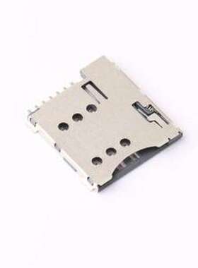 MICRO SIM 7P H1.35 SIM卡连接器 自弹式 MicroSIM卡 卡座 SMD