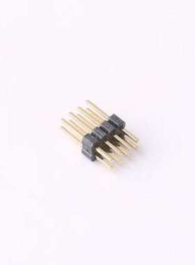 GPCA201-0402A010C1AA 排针 2x4P 间距:1mm 方针 直插 插件,P=1mm