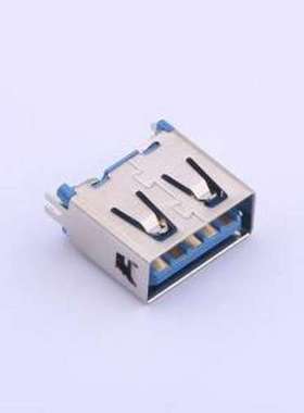 916-862A205EY10200 USB连接器 Type-A 母 夹板 SMD