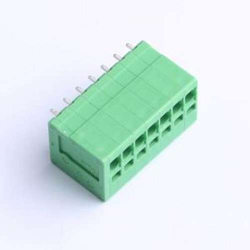 JL271V-35007G01 弹簧式接线端子 1x7P 3.5mm 每排P数:7 排数:1