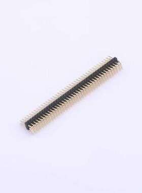 X1321WR-2x39J-C40D18 排针 2x39P 间距:1.27mm 方针 弯插,P=1.27