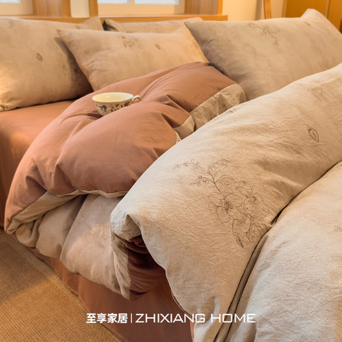 法式复古四件套纯棉全棉加厚磨毛