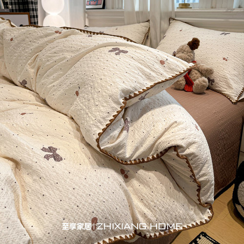 2026春夏新款丨复古贝壳边四件套