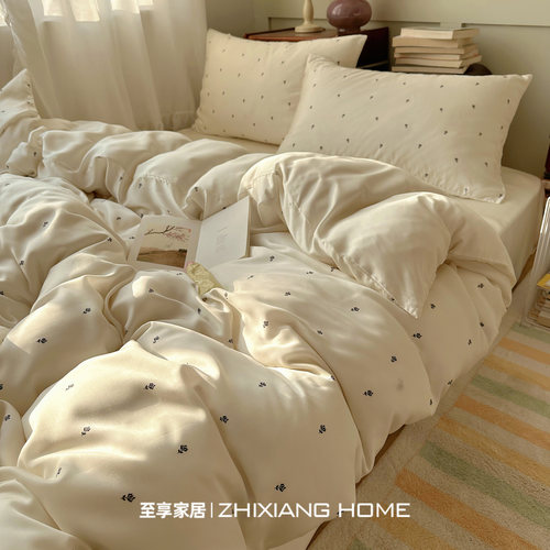 夏季高级感轻奢丨凉感冰丝四件套