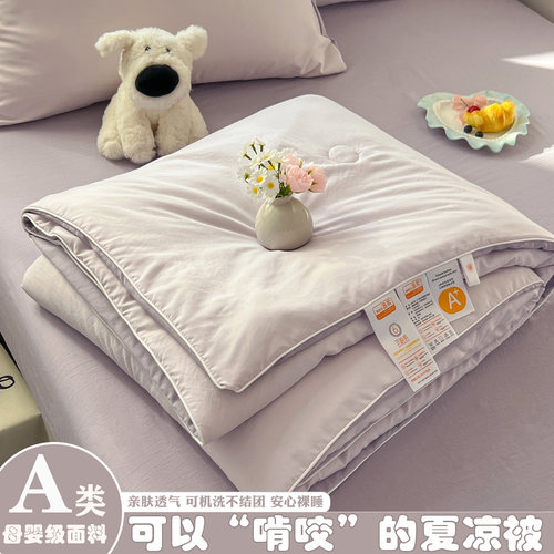 A类夏季高级感纯棉夏凉被四件套