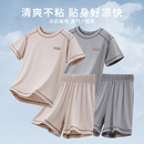 套装 这件很舒服儿童莫代尔套装 短裤 男童睡衣男孩家居服夏季 短袖