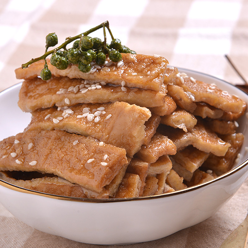 重庆特产开州区紫水豆干家庭装980g