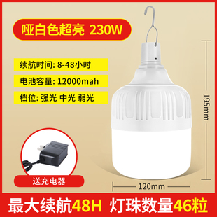 公蚁停电应急灯夜市摆摊移动充电灯泡家用节能地摊灯露营LED灯泡