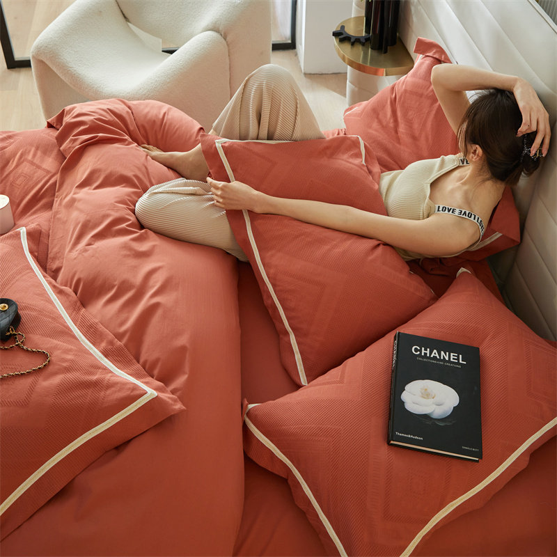 纯棉四件套100全棉水洗棉床单被套轻奢风高级感床上用品2026新款,床上用品,床品套件/四件套/多件套,淘宝优惠券,粉丝福利购,淘宝优惠卷