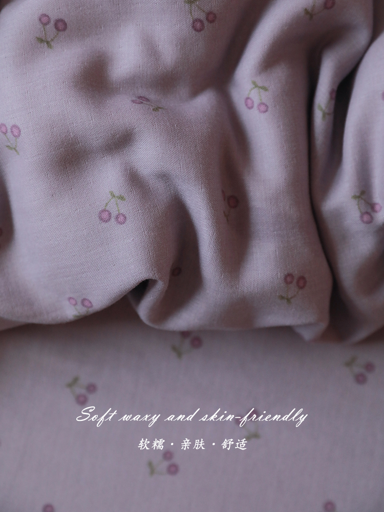 可爱纯棉双层纱单件床品