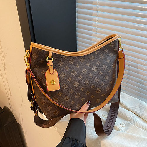 lv5&vv20大容量通勤女包包春时尚百搭印花托特包腋下单肩斜挎女包