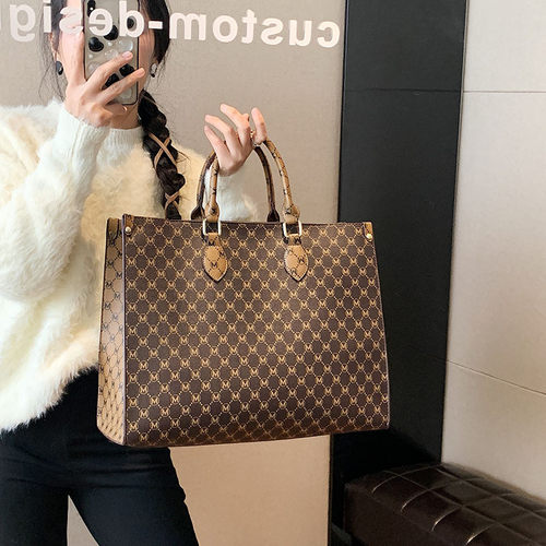 lv5&vv20高级感包包女士时尚外出手提购物袋大容量通勤百搭托特包