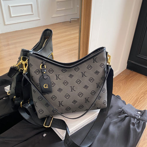 lv5&vv20包包女轻奢老花托特包女高级感大容量单肩斜挎包通勤女包