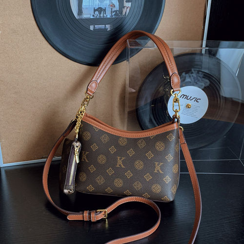 lv5&vv20流浪包女小号老花单肩腋下包包高级感轻奢小众通勤斜挎包