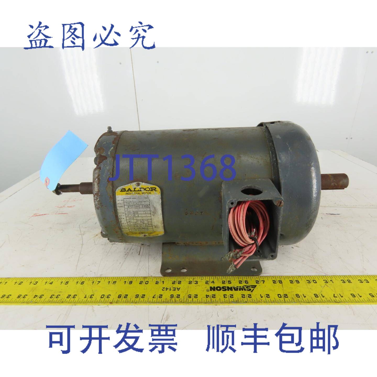 现货供应Baldor 36E637W275 2Hp 1675RPM 3Ph 200/230V 60Hz 184Z