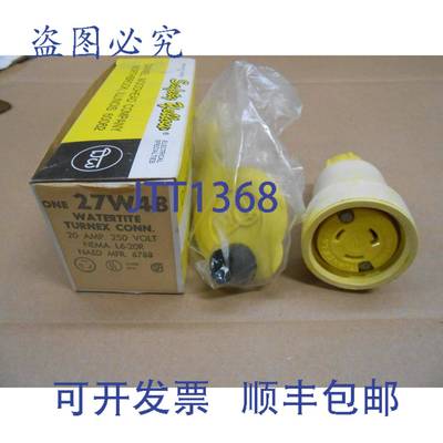 供应1  WOODHEAD 27W48 WATERTITE TURNEX 连接器 20A 250V