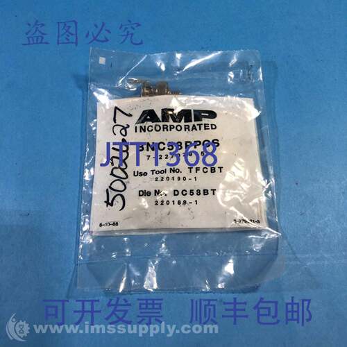 原装供应Amp Inc BNC58PPCS BNC 插头，50 欧姆 FNFP